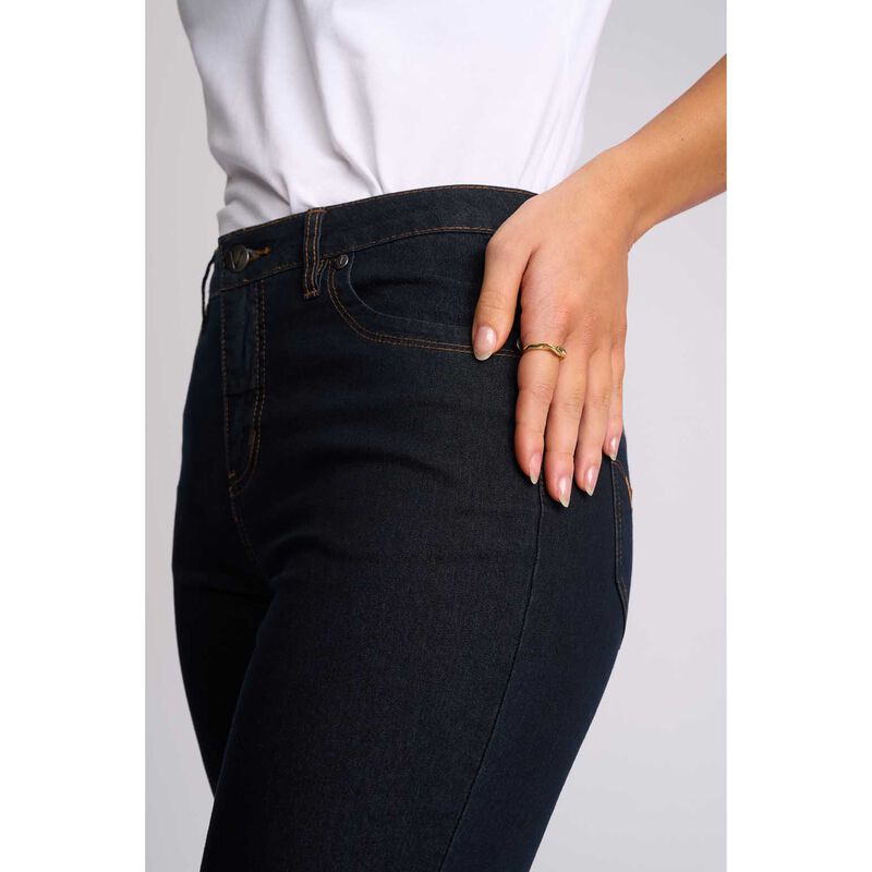 Vassalli Slim Leg Contrast Stitch Denim Short image number 2